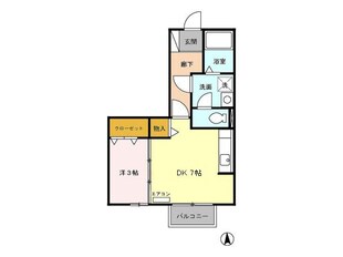 リビングタウン榎戸の物件間取画像